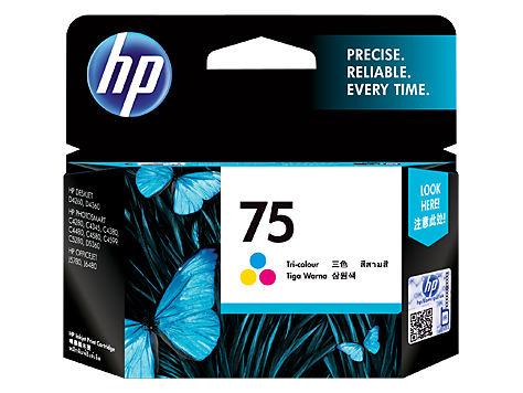 HP 75 Tricolor Inkjet Print Cartridge (CB337WA) EL